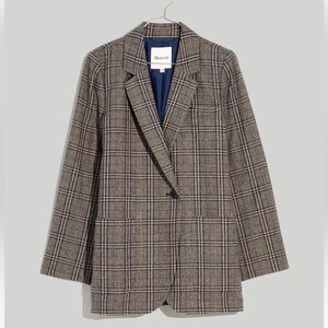 Madewell Larsen Blazer in Glen Plaid